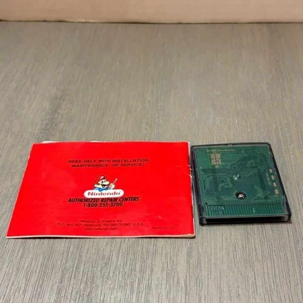 Mickey's Racing Adventure (Nintendo Game Boy Color, 1999) Cartridge and Manual